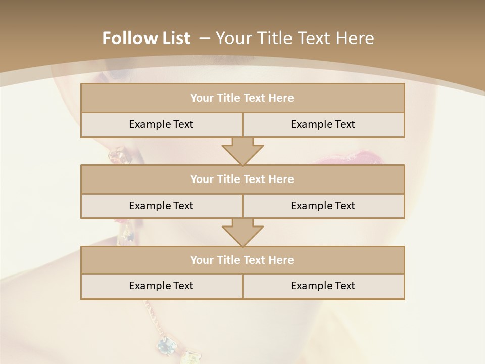 Seductive Smile PowerPoint Template