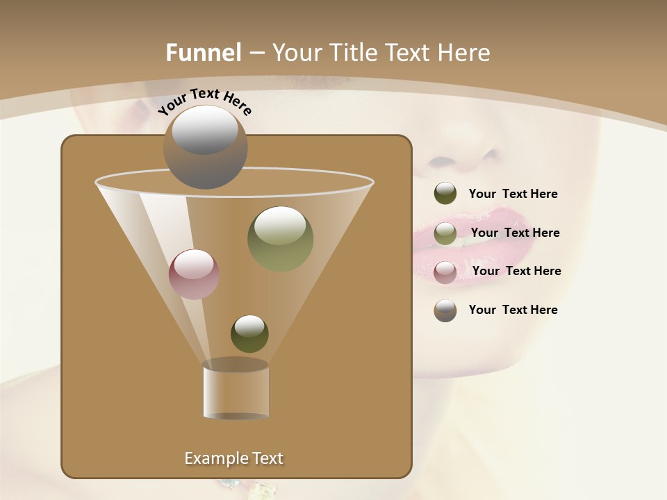 Seductive Smile PowerPoint Template