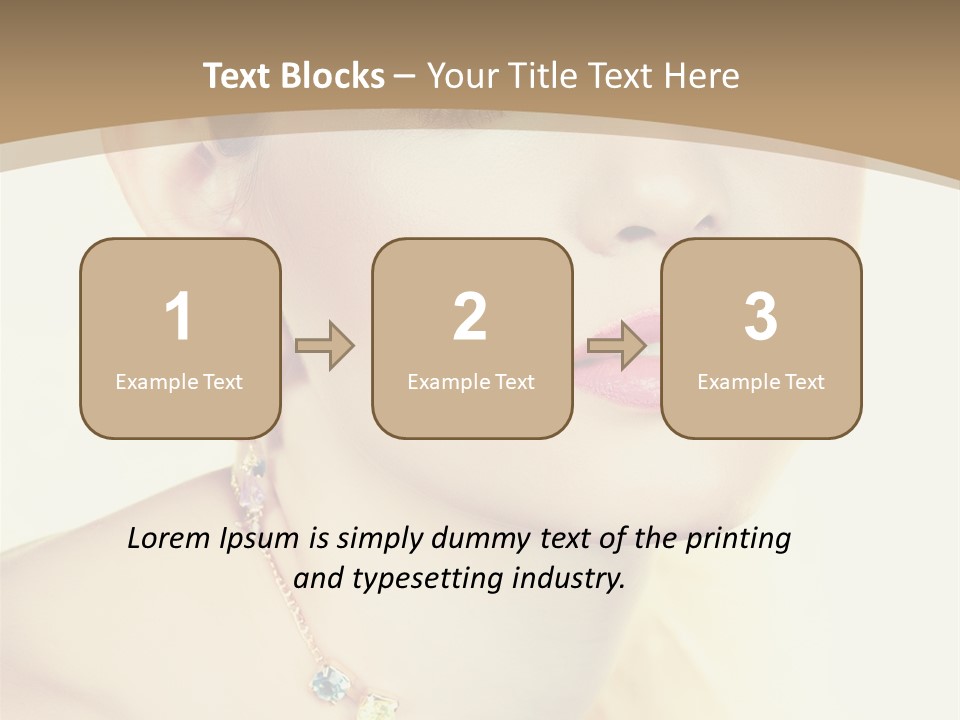 Seductive Smile PowerPoint Template