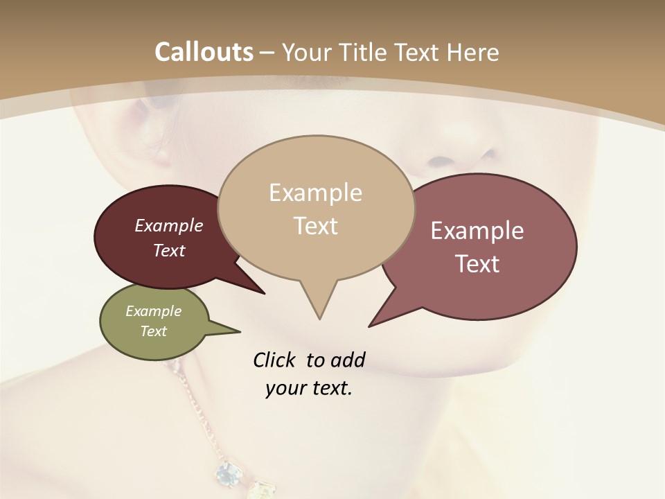 Seductive Smile PowerPoint Template