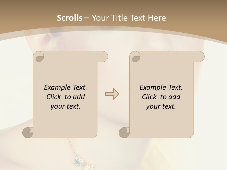 Seductive Smile PowerPoint Template