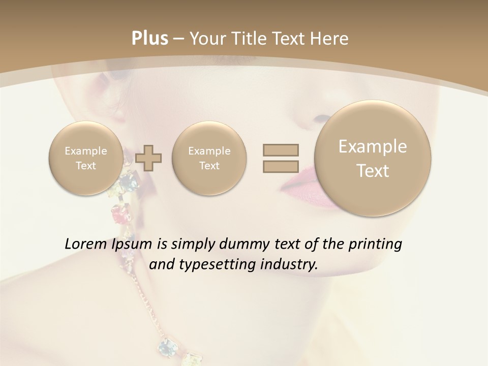 Seductive Smile PowerPoint Template