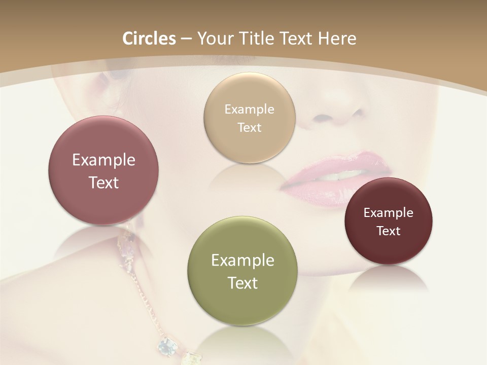 Seductive Smile PowerPoint Template