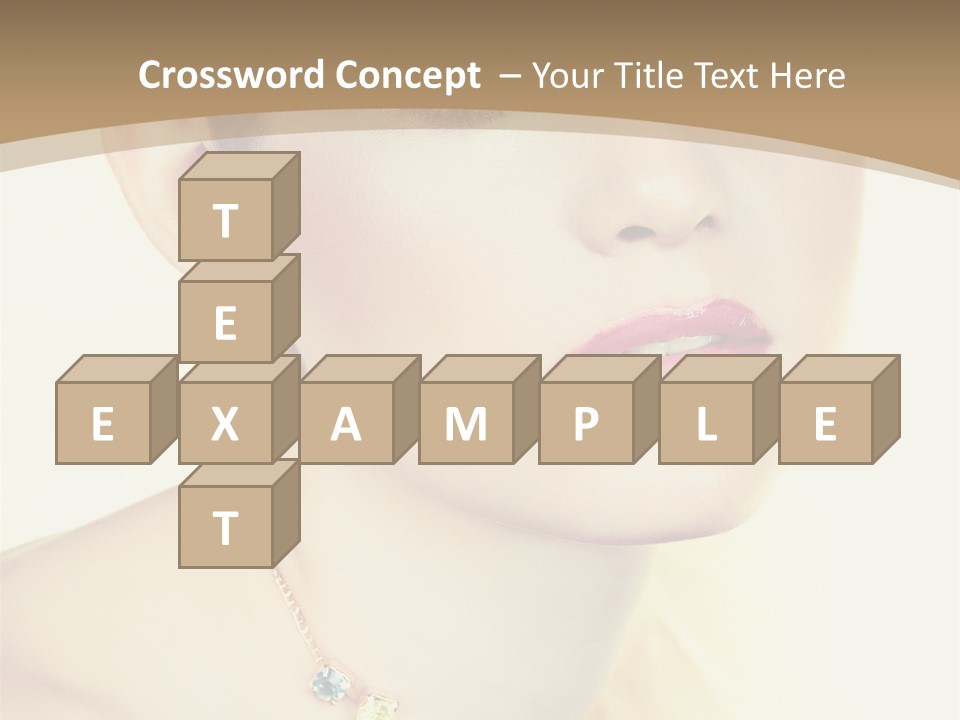 Seductive Smile PowerPoint Template