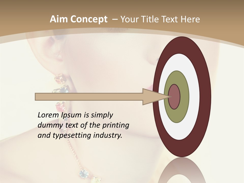 Seductive Smile PowerPoint Template