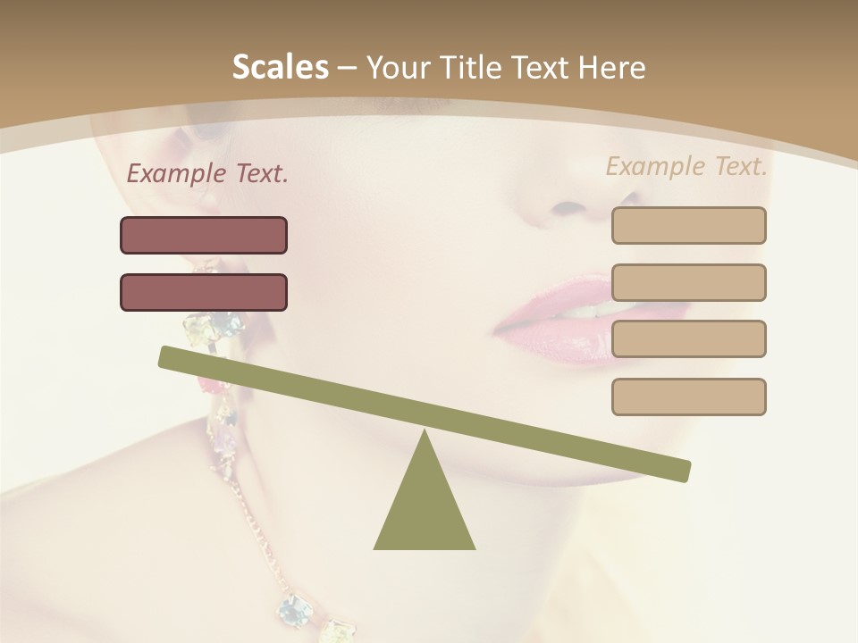 Seductive Smile PowerPoint Template
