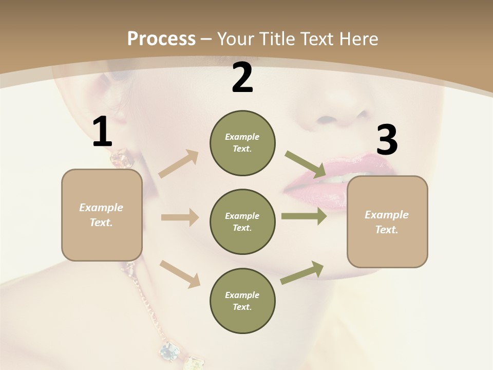 Seductive Smile PowerPoint Template