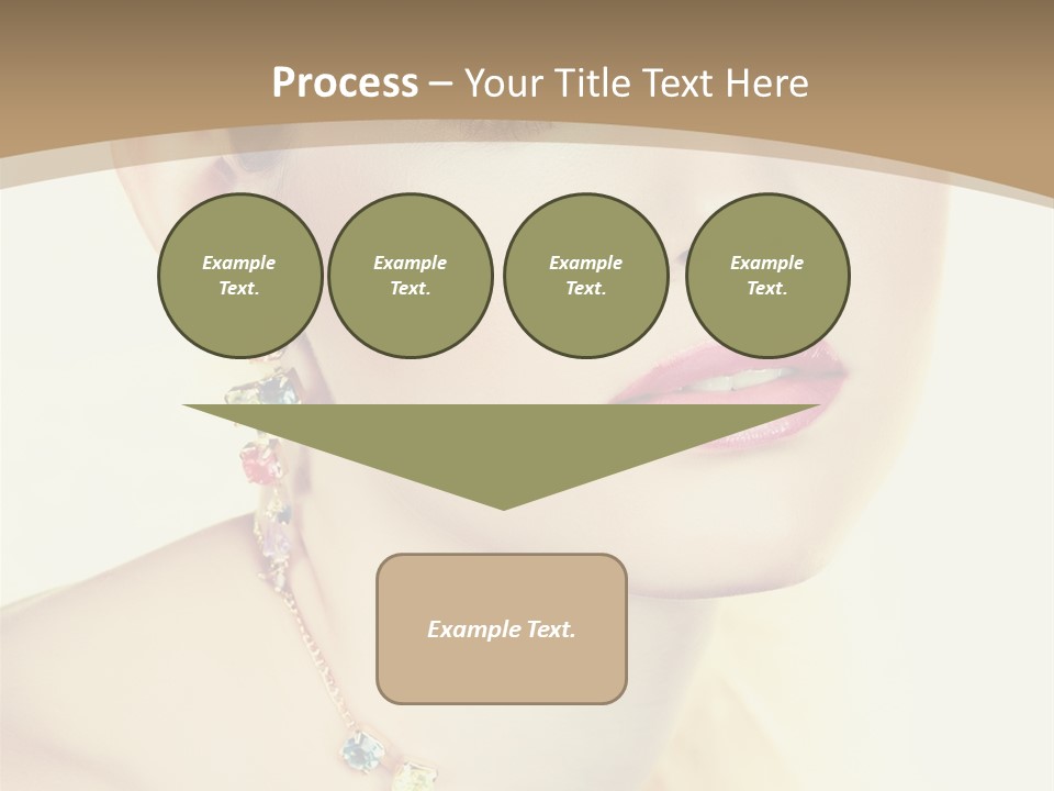 Seductive Smile PowerPoint Template