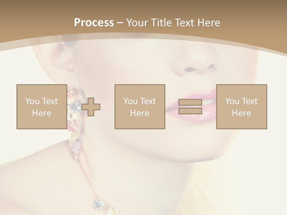 Seductive Smile PowerPoint Template