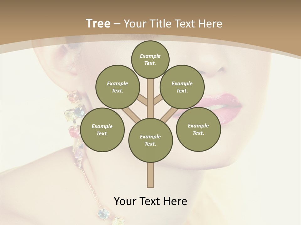 Seductive Smile PowerPoint Template