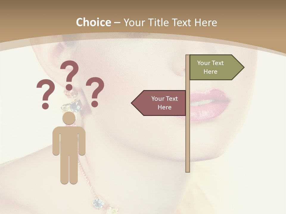 Seductive Smile PowerPoint Template