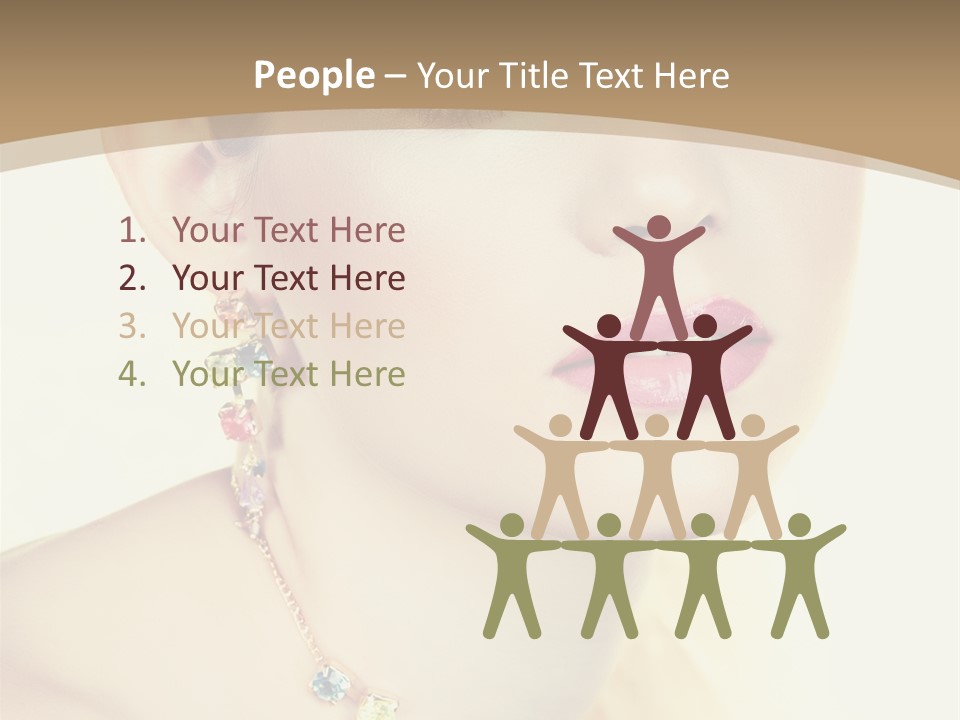 Seductive Smile PowerPoint Template