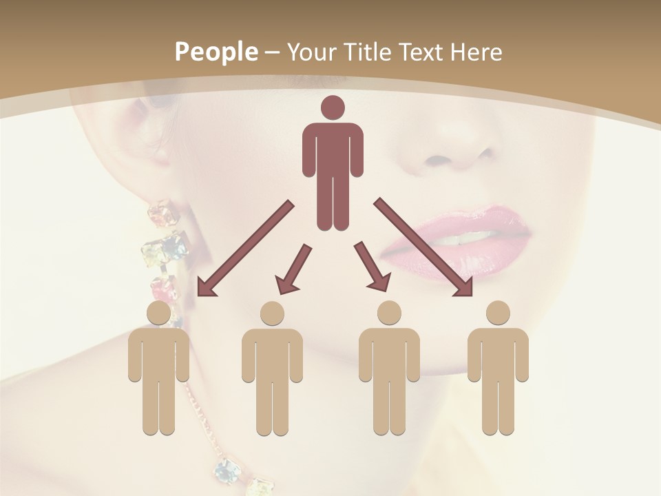 Seductive Smile PowerPoint Template