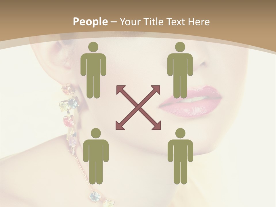 Seductive Smile PowerPoint Template
