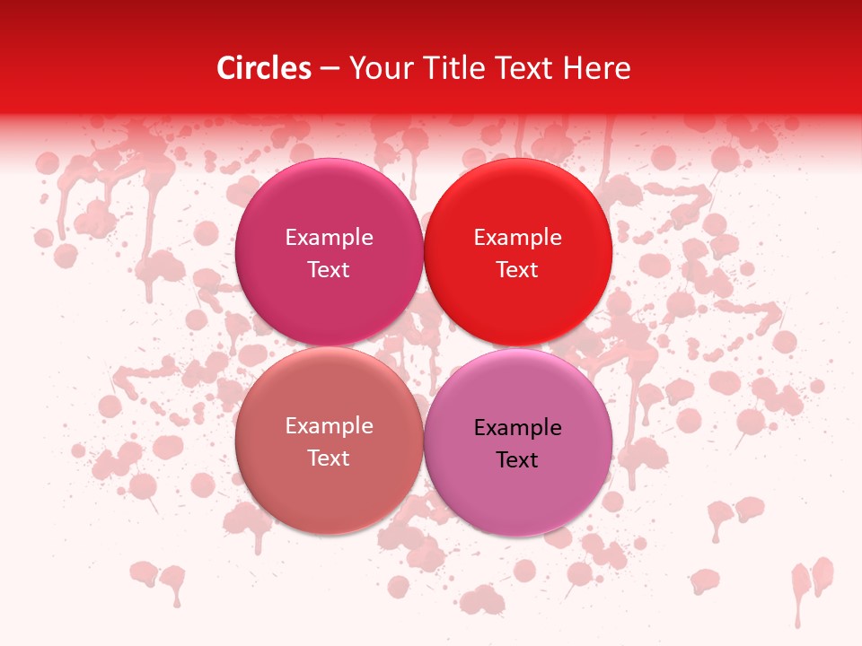 Paint Splashes PowerPoint Template