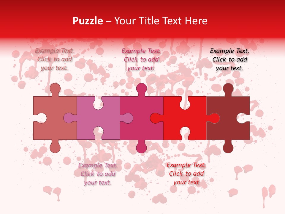 Paint Splashes PowerPoint Template