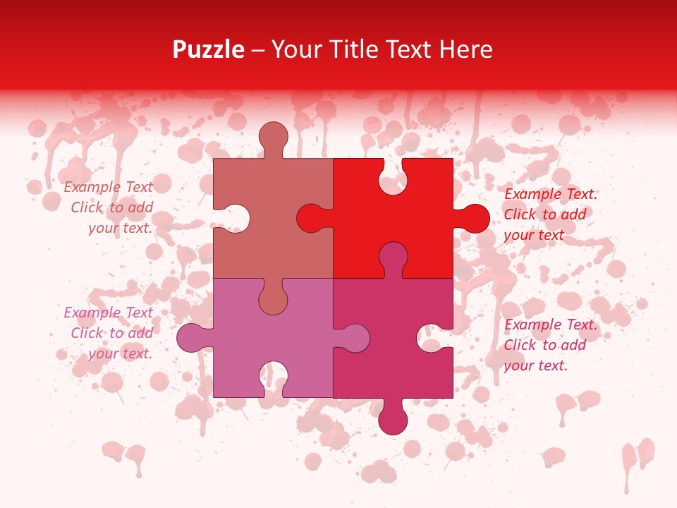 Paint Splashes PowerPoint Template