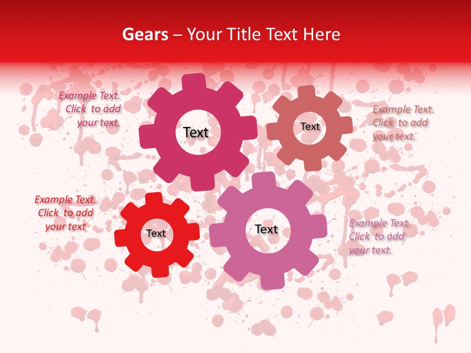 Paint Splashes PowerPoint Template