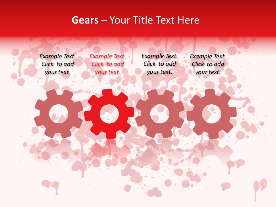 Paint Splashes PowerPoint Template