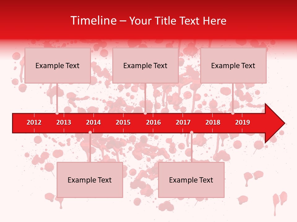 Paint Splashes PowerPoint Template