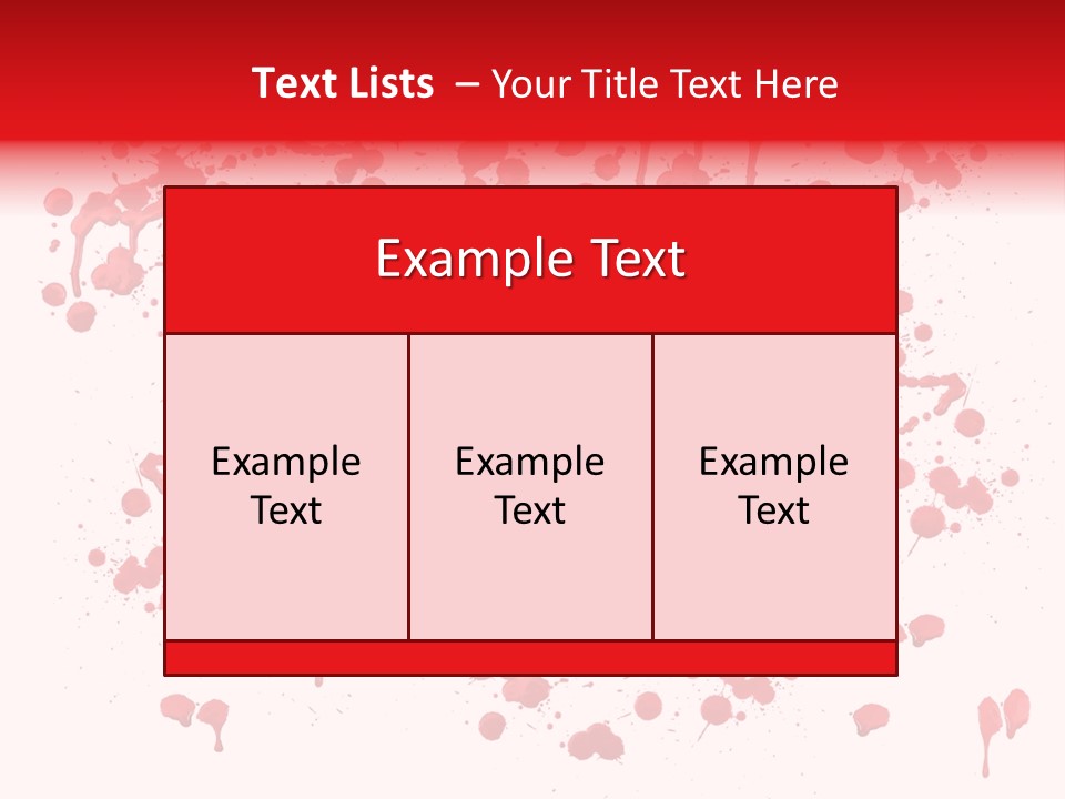 Paint Splashes PowerPoint Template