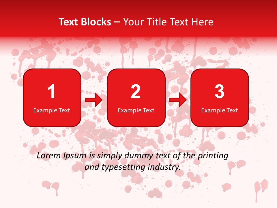 Paint Splashes PowerPoint Template