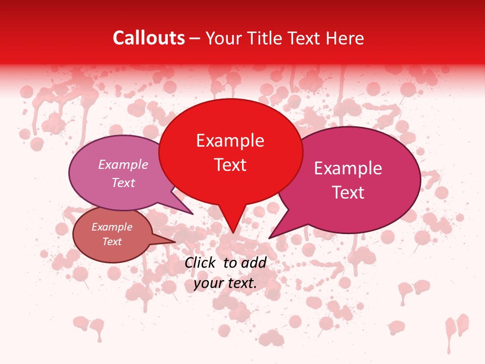 Paint Splashes PowerPoint Template