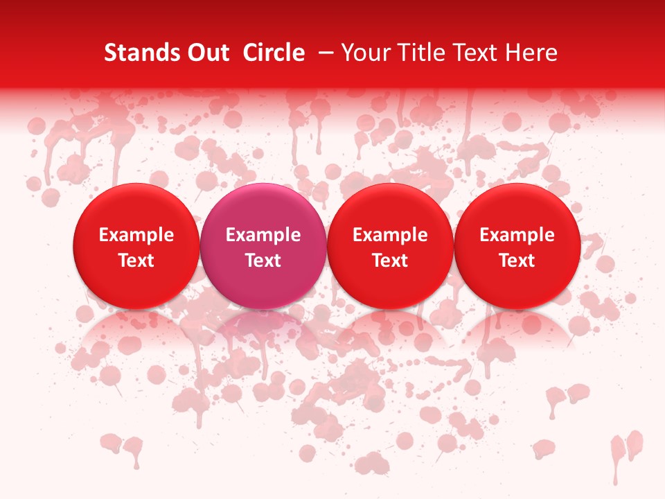 Paint Splashes PowerPoint Template