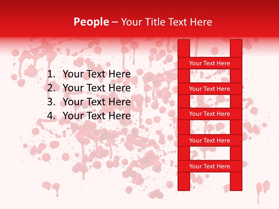 Paint Splashes PowerPoint Template