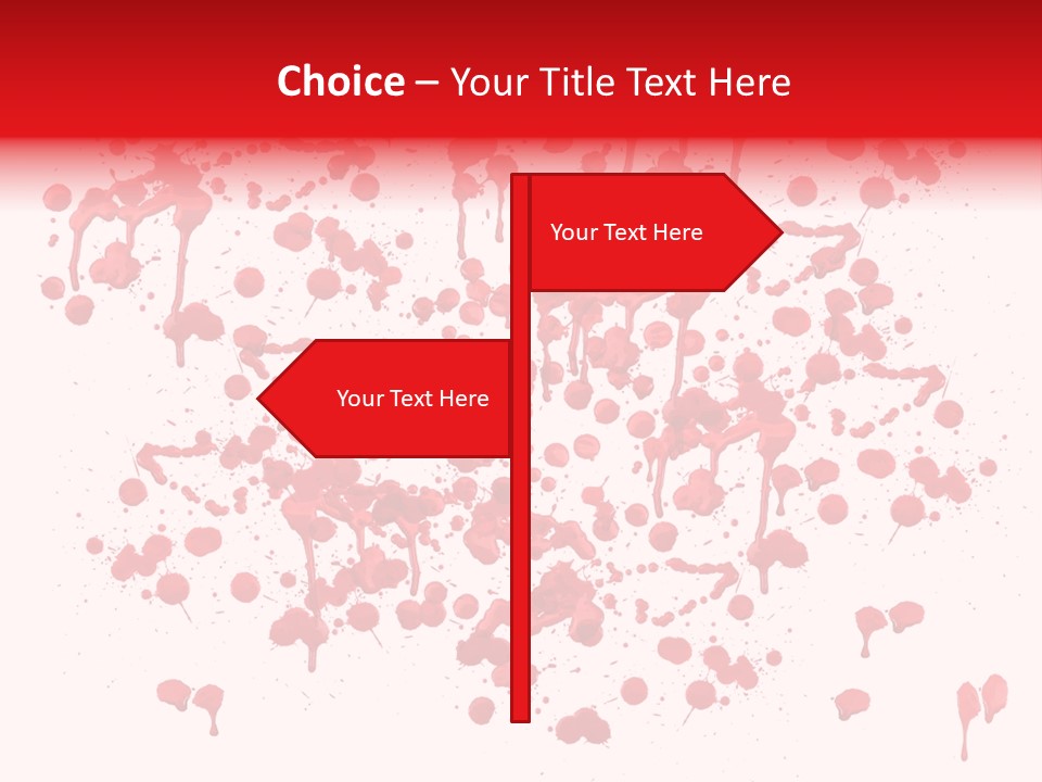 Paint Splashes PowerPoint Template