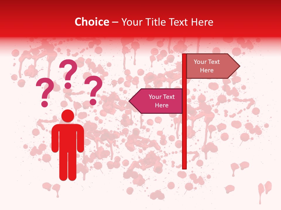 Paint Splashes PowerPoint Template