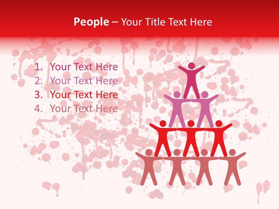 Paint Splashes PowerPoint Template