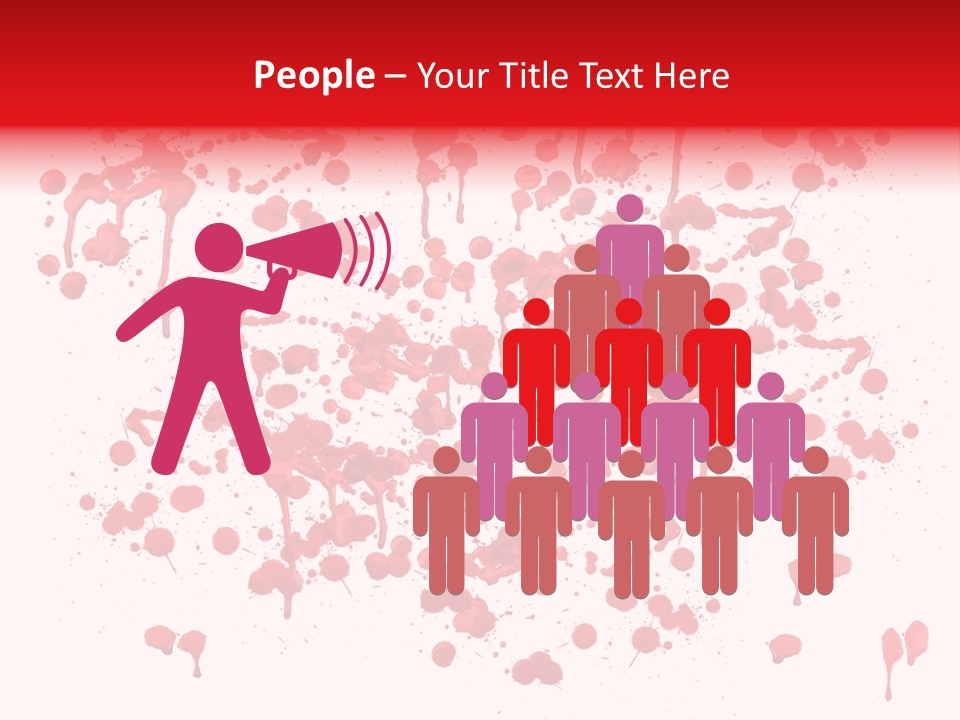 Paint Splashes PowerPoint Template