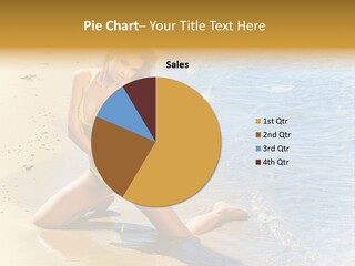 Beautiful Tanned Girls PowerPoint Template