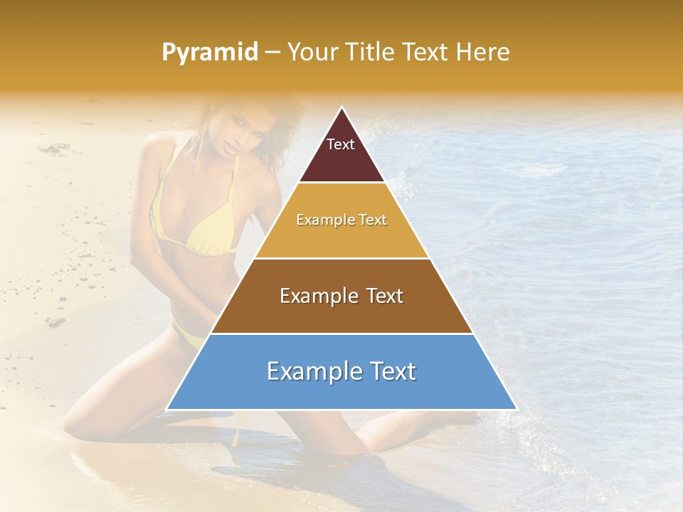 Beautiful Tanned Girls PowerPoint Template