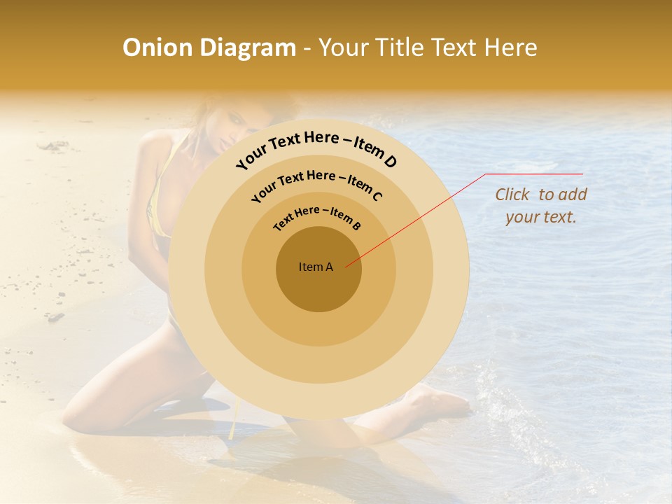 Beautiful Tanned Girls PowerPoint Template