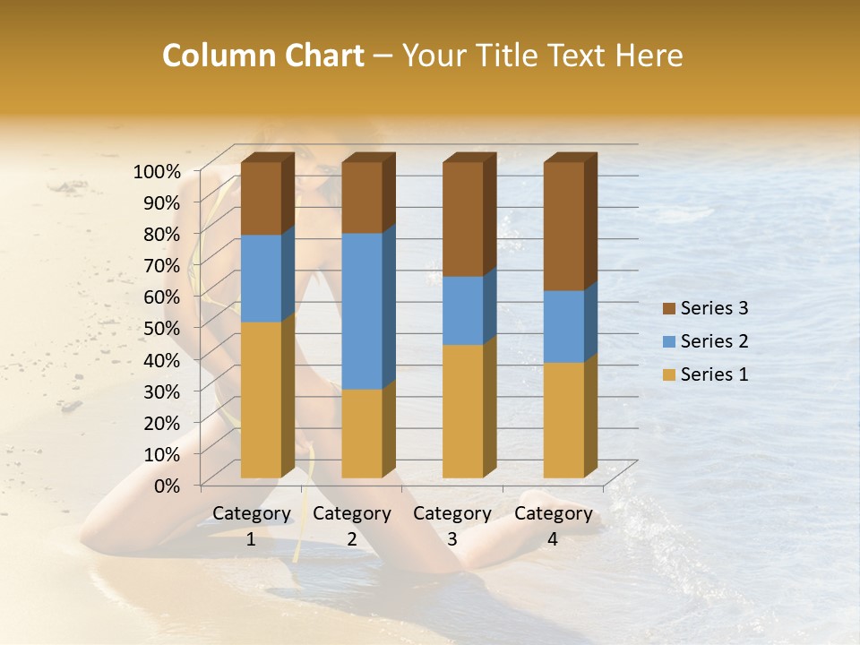 Beautiful Tanned Girls PowerPoint Template