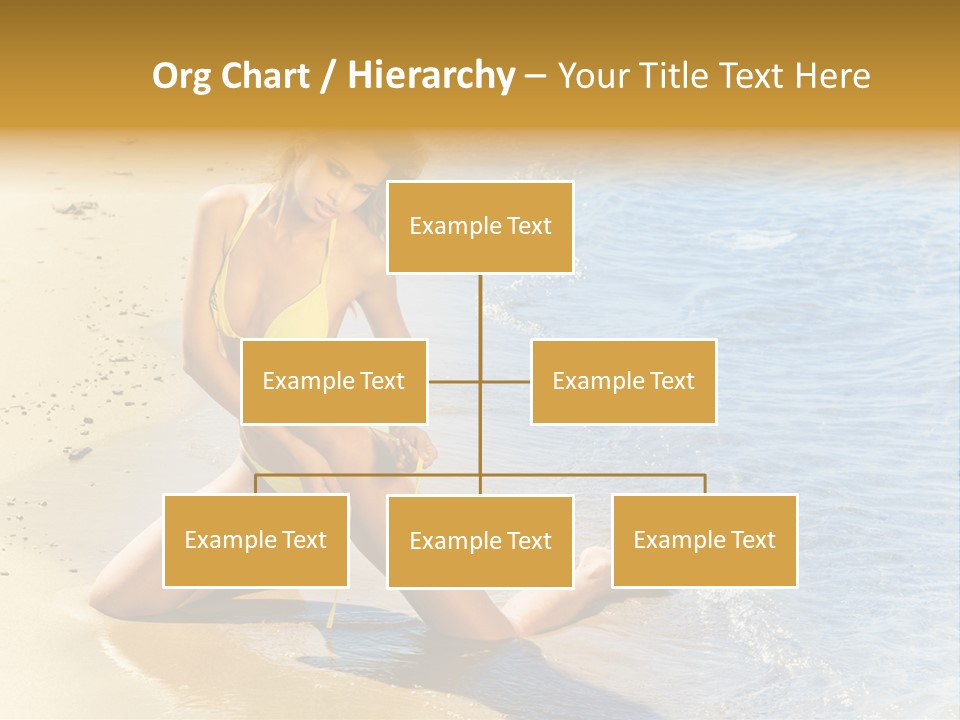 Beautiful Tanned Girls PowerPoint Template