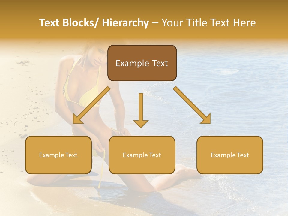 Beautiful Tanned Girls PowerPoint Template