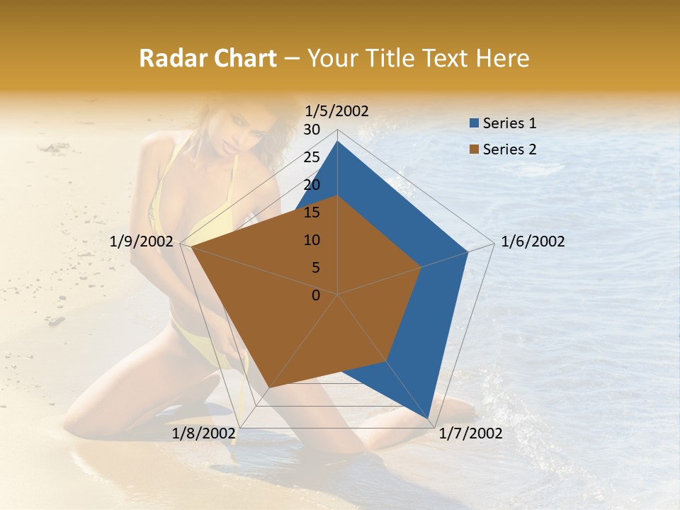 Beautiful Tanned Girls PowerPoint Template