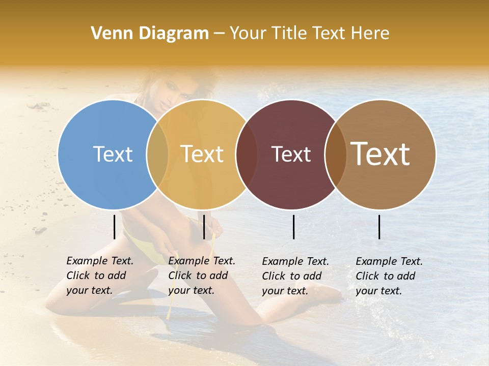 Beautiful Tanned Girls PowerPoint Template