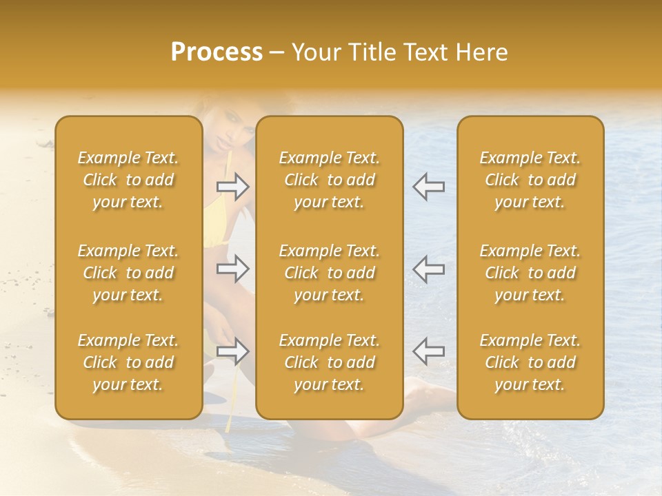 Beautiful Tanned Girls PowerPoint Template