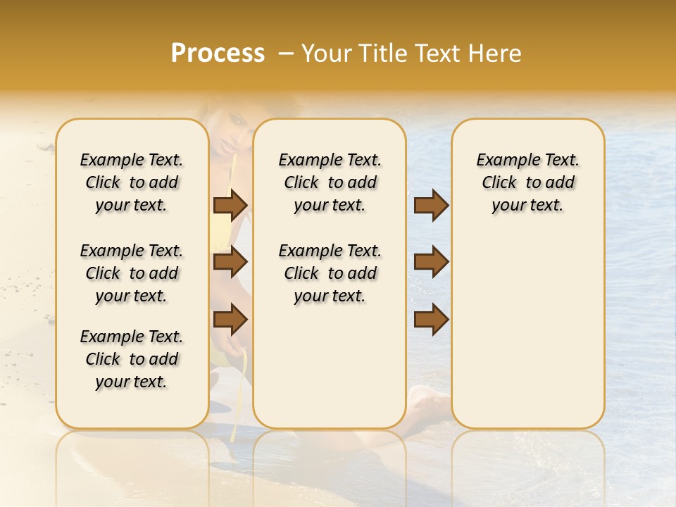 Beautiful Tanned Girls PowerPoint Template