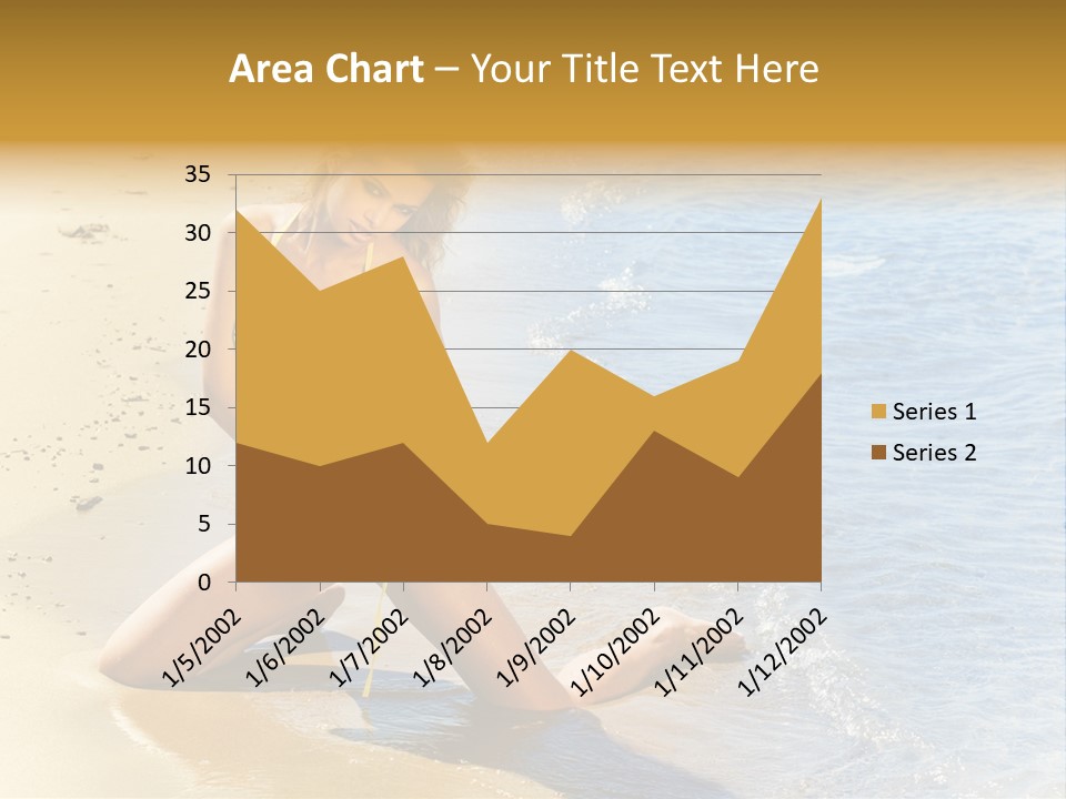 Beautiful Tanned Girls PowerPoint Template
