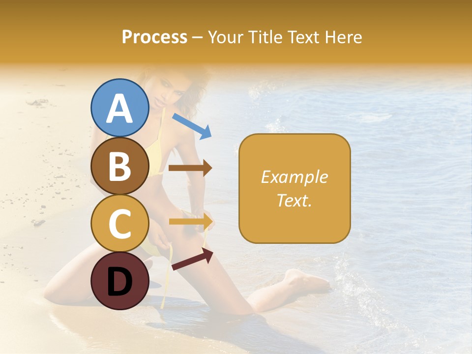 Beautiful Tanned Girls PowerPoint Template