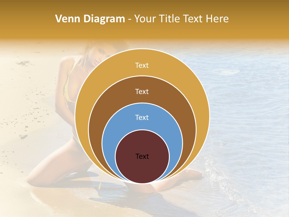 Beautiful Tanned Girls PowerPoint Template