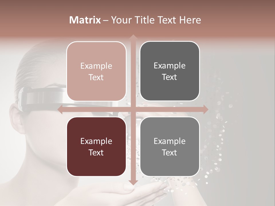 Female Robot PowerPoint Template