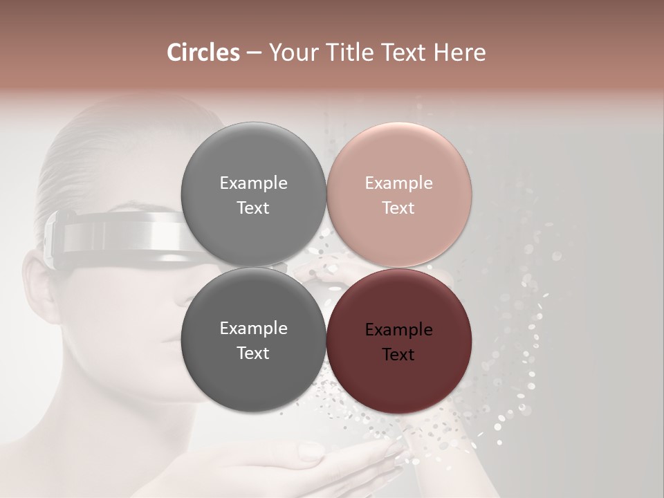 Female Robot PowerPoint Template