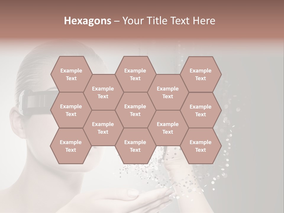 Female Robot PowerPoint Template