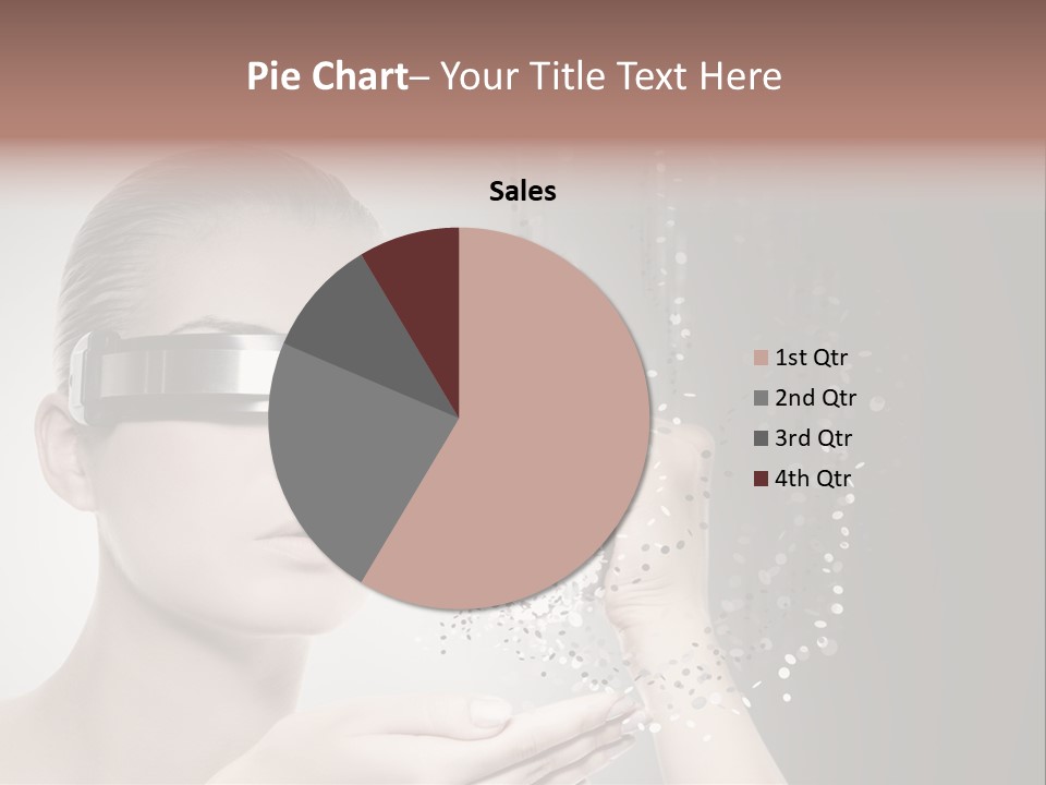Female Robot PowerPoint Template
